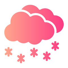 snowy gradient icon