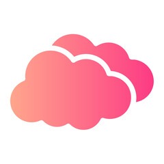 cloudy gradient icon