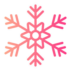 snowflake gradient icon