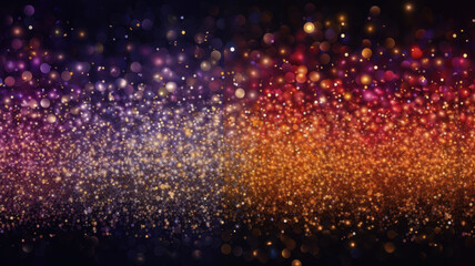 Obraz premium Elegant Sparkles in Light Gold and Purple Background