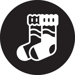 socks glyph icon