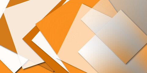 abstract colorfull modern geometric and creative concept with different size white boxes on the white background. soft light paper stripes as mosaic formless volumetric pattern paper texture design.