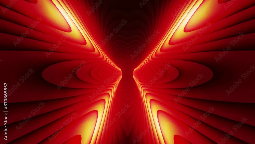 Poster animated texture dynamic wavy background. bright red waves flowing abstract motion background. anima