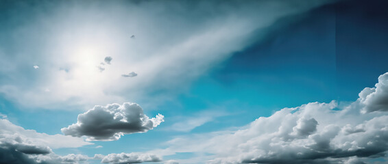 Heavenly Blue Sky with Fluffy Clouds, variety of cloud formations, sky and clouds, UHD Wallpaper, 16K Wallpaper, 16K UHD image, clear blue sky, UHD Backgrounds.