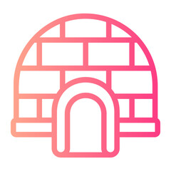 igloo gradient icon