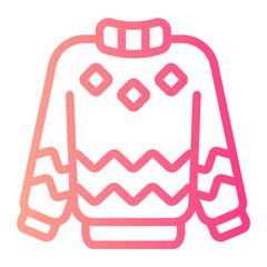 sweater gradient icon