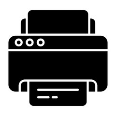 Printer Glyph Icon