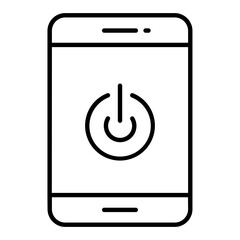 Handphone Outline Icon