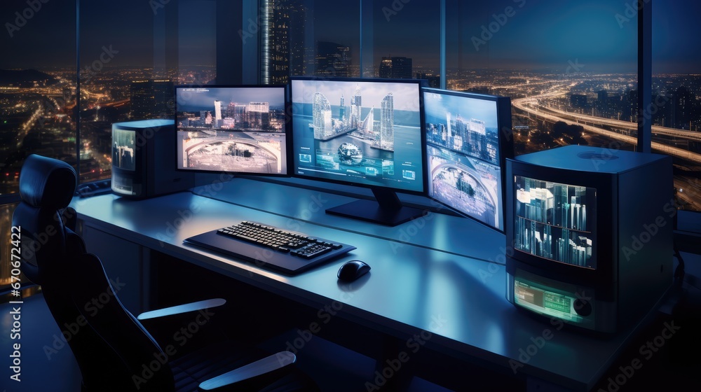 Aufkleber unlock the future with images showcasing innovative technologies in action, where progress and creat