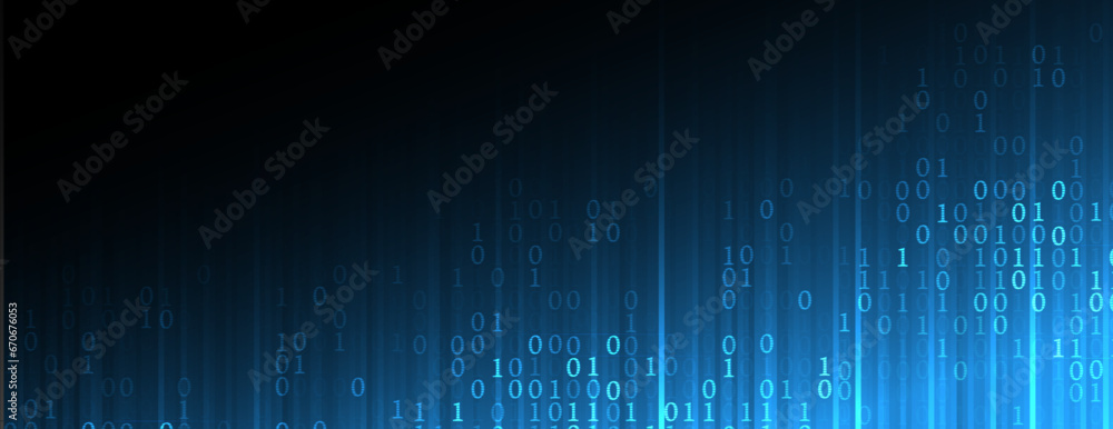 Aufkleber Technology Network Background.. Science and technology presentation background. Big data connectivity software development wallpaper
