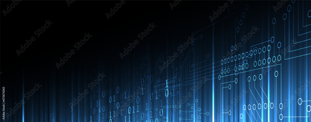 Poster Technology Network Background.. Science and technology presentation background. Big data connectivity software development wallpaper