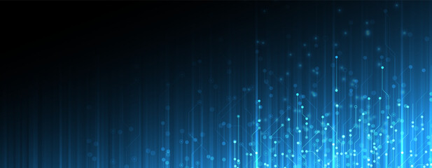 Technology Network Background.. Science and technology presentation background. Big data connectivity software development wallpaper