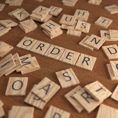 Scrabble Letters ORDER