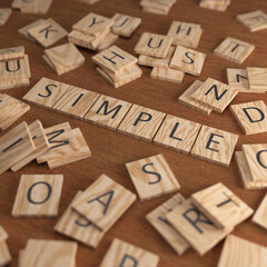 Scrabble Letters SIMPLE