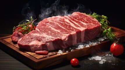 Beef A5 Japanese Wagyu Steak.
