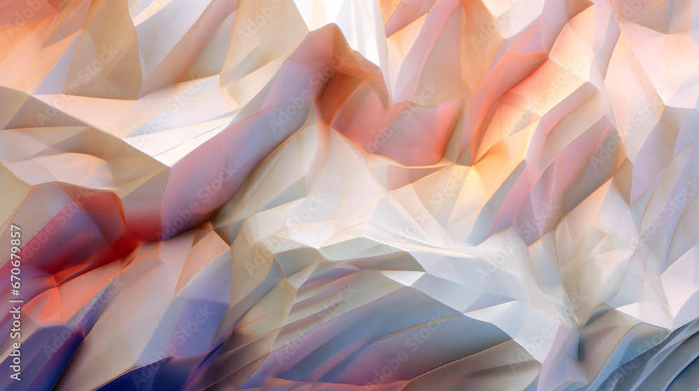Poster abstract light background with colorful gradient blurry smooth wave. generative ai