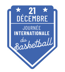 journée internationale du basketball le 21 décembre