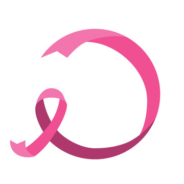 breast cancer awareness symbol bow