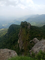 view from the top of the mountain