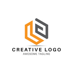 BG letter logo design icon