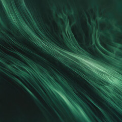 abstract digital art that portrays the feeling of a symphony in motion with varying shades of dark green and black, concept graphic resources, generative ai