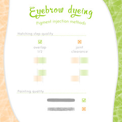 Methods for introducing eyebrow pigment