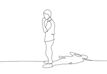 Man. Soldier. One line