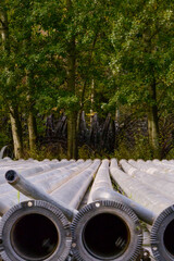 tuberías de riego de campo