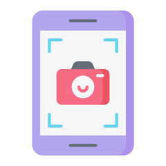 Phone Camera Flat Icon