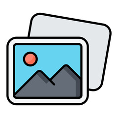 Content Line Color Icon