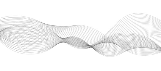 Abstract black smoky lines background with copy space.