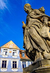 Obraz premium historic buildings at the old town of Bamberg - Germany