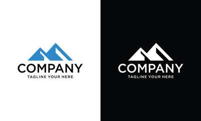 Mountains logo design vector template