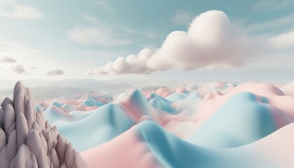 Soft color landspace