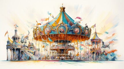 carousel in the park