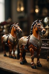 wooden horses toys for christmas