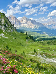 Fototapeta na wymiar Dolomites, Italian Alps, Italy 