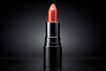 photo of lipstick isolated with a black background generative AI
