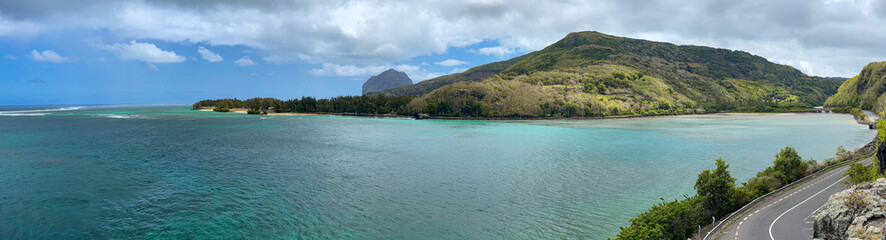 Obraz premium Maconde Viewpoint, Le Morne, Mauritius, Africa