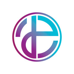 dP letter logo