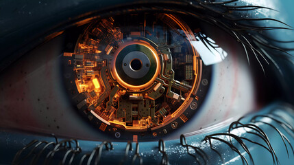 eye of a robot