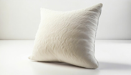 Fototapeta na wymiar Plush Pillow on a White Background