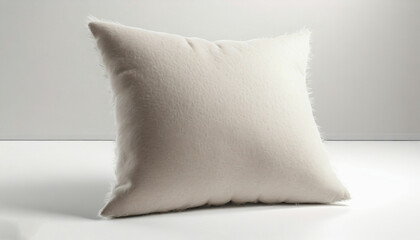 Plush Pillow on a White Background