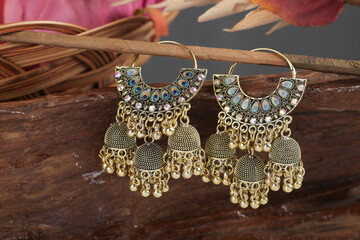 Ethnic traditional Indian earrings for Girls and Woman