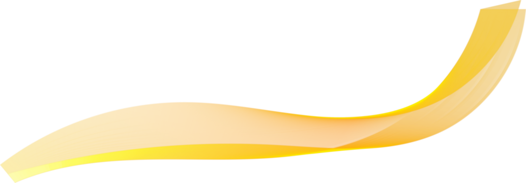 Light gradient golden wavy line