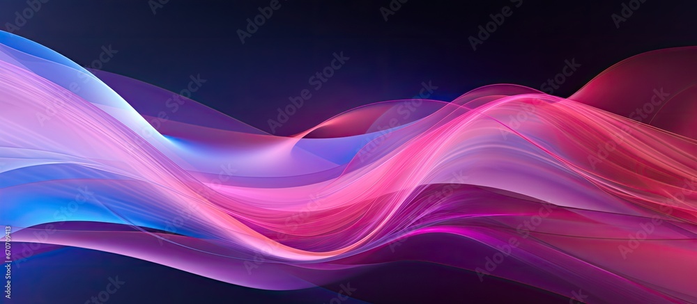 Poster colorful fractal background featuring abstract pink patterns and lines