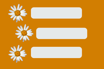 Fototapeta premium Plantilla de flores