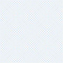 Seamless Light Blue Pattern with 3D Illusion Effect. Abstract Textured Background.