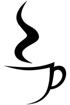 Minimalist coffee logo