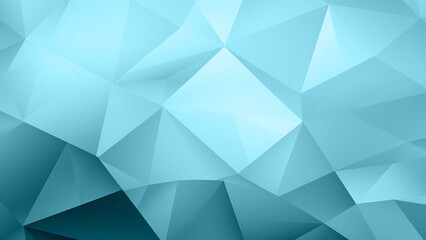 Fototapeta premium Polygonal geometric shapes of form pattern in pastell blue for web design background